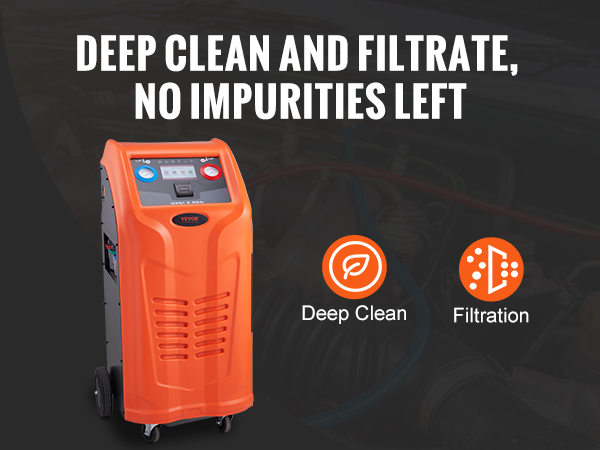 VEVOR refrigerant recovery machine for deep cleaning and filtration of air conditioning pipelines.
