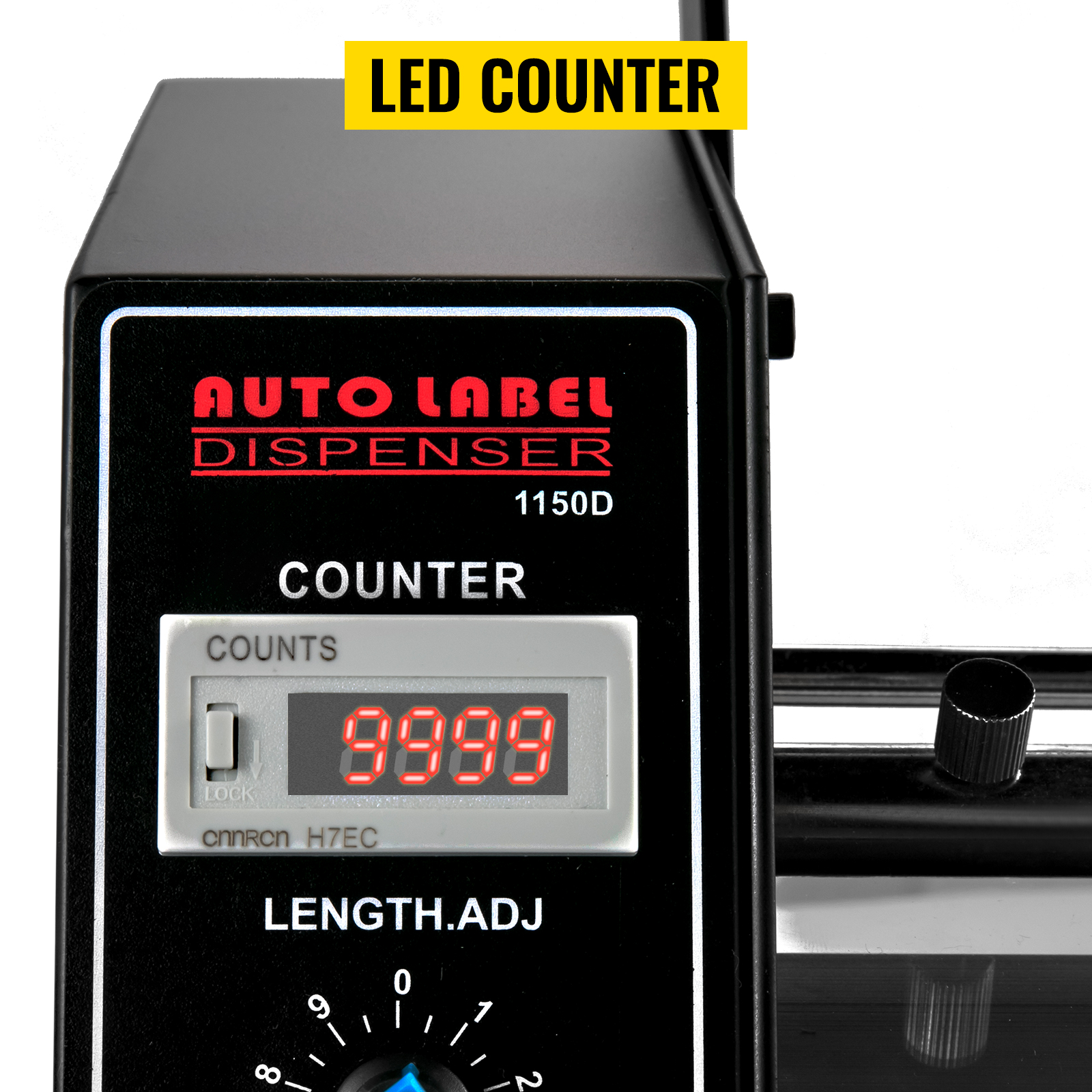 VEVOR automatic label dispenser with led counter displaying 9999