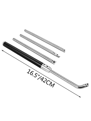 VEVOR wood turning tools set with 16.5”/42cm handle, four interchangeable blades.