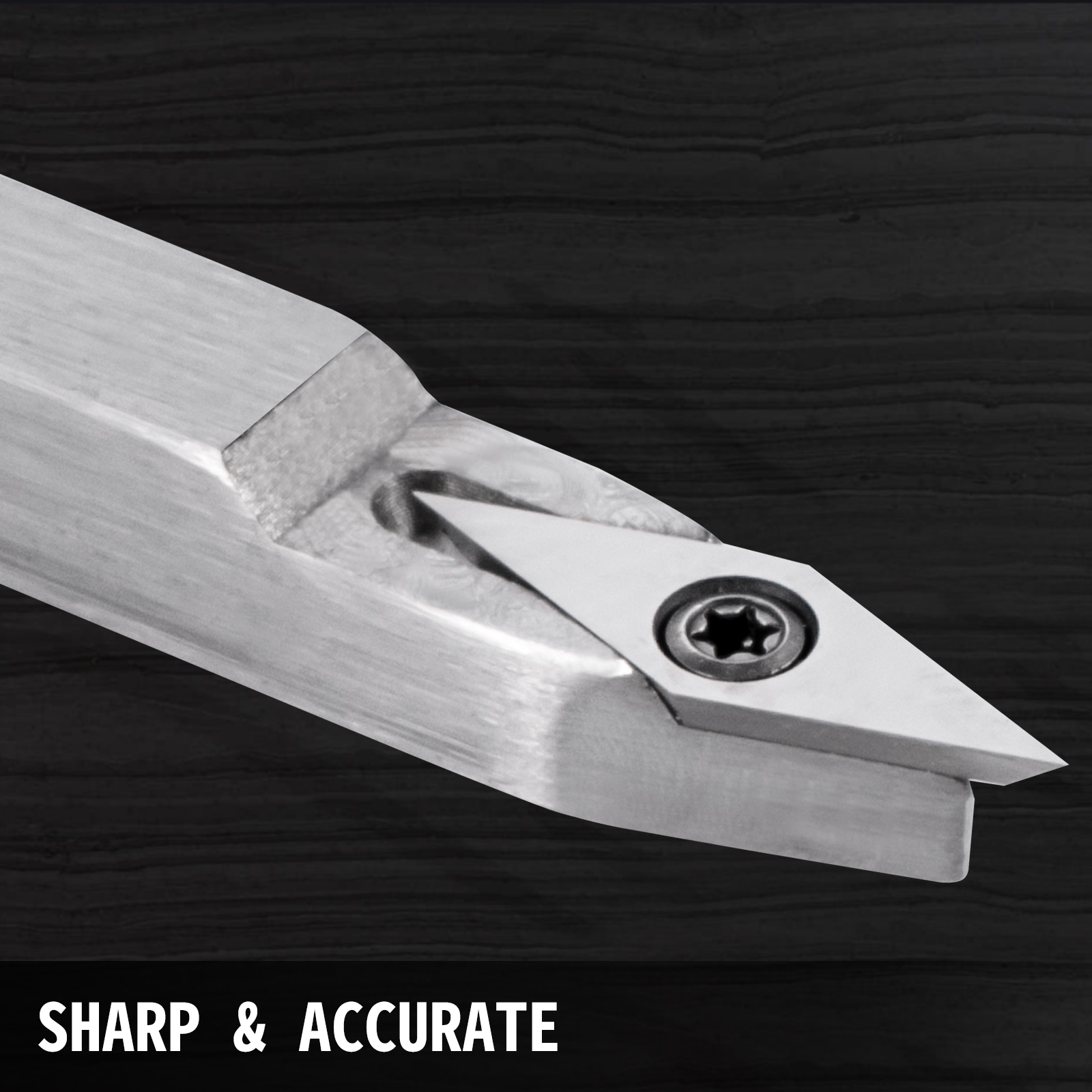 VEVOR wood turning tools, sharp and accurate titanium-coated lathe chisel
