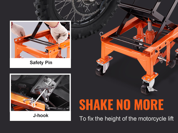 Гидравлический мотоциклетный подъемник VEVOR с легким педальным механизмом подъема. больше не нужно наклоняться.