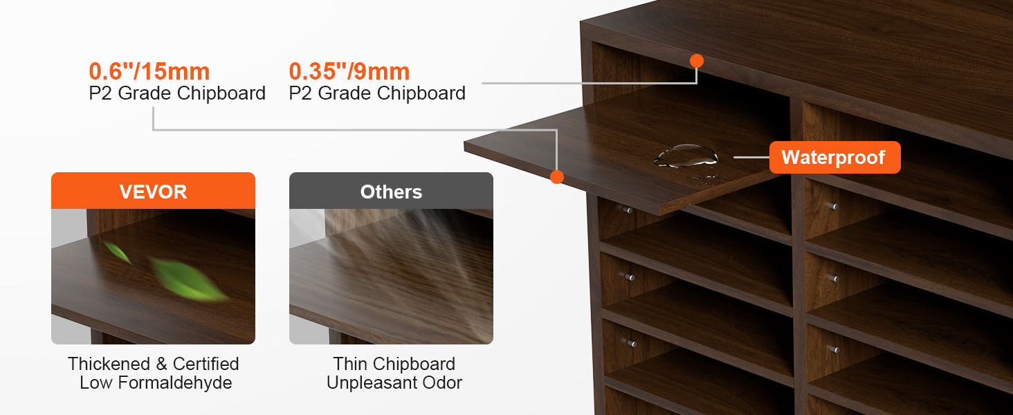 VEVOR literature organizers with 0.6