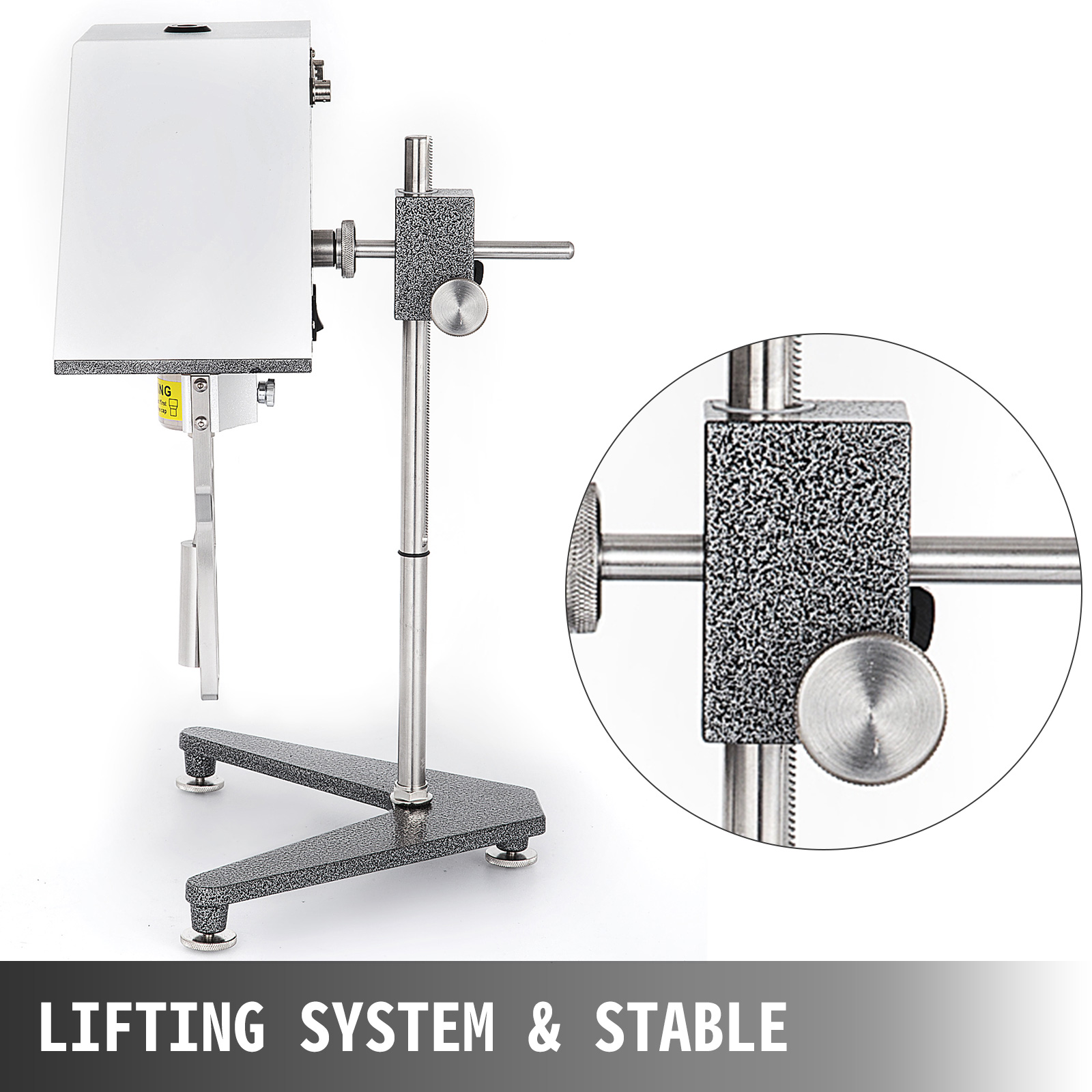 VEVOR digital viscometer with stable lifting system and adjustable components