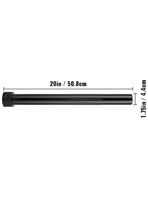VEVOR iekšējo stieņu stieņu instrumentu komplekts, 20 collu/50,8 cm garš, 1,75 collas/4,4 cm plats.