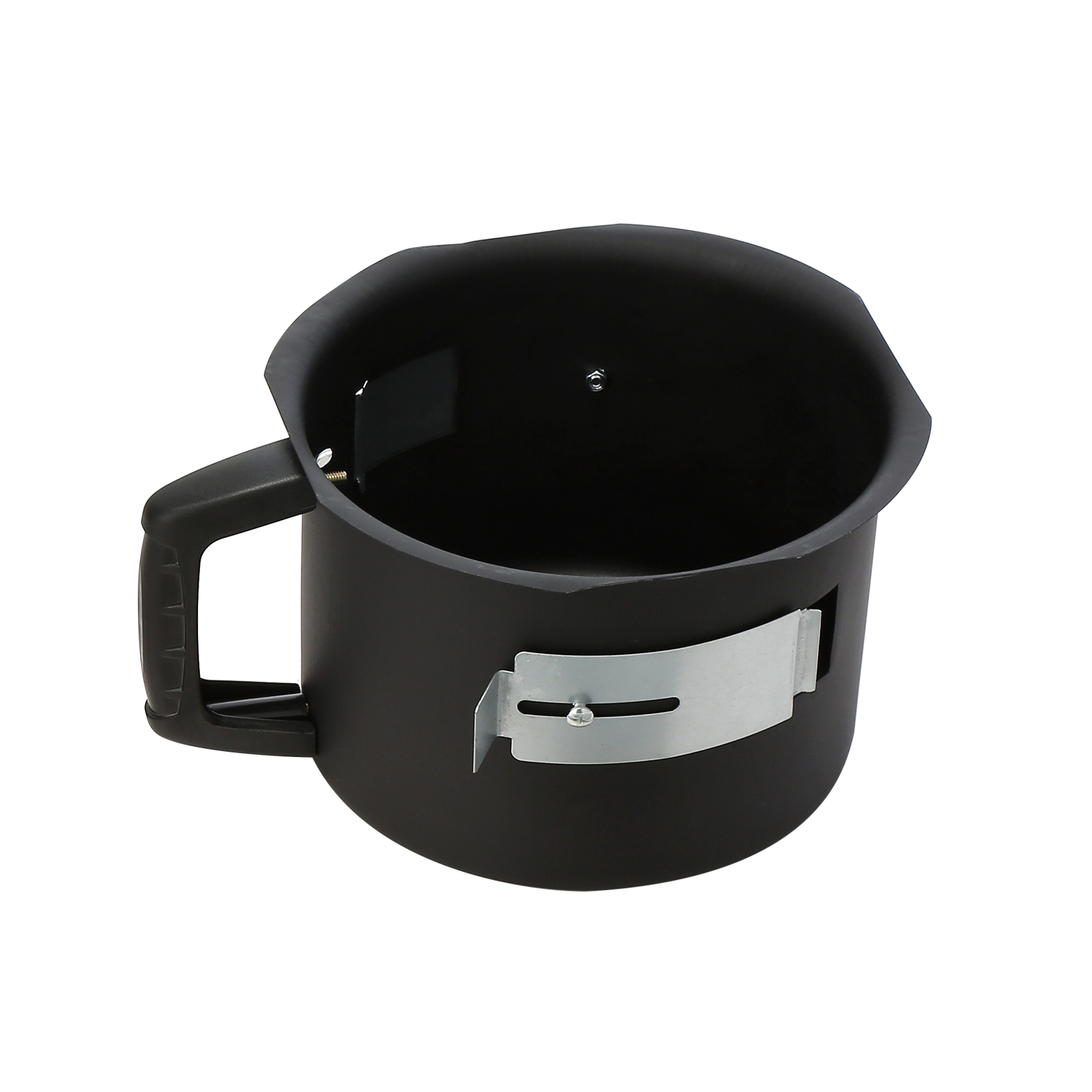 VEVOR kettle charcoal grill component with ergonomic handle and metal clasp, designed for efficient grilling.
