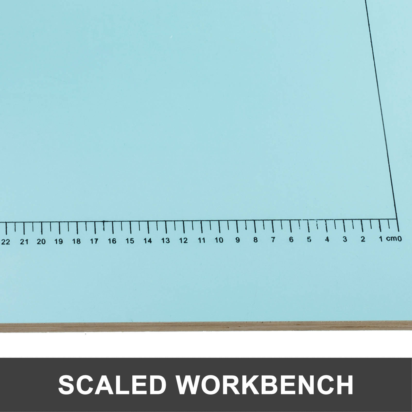 VEVOR foam cutter machine workbench with measurement scale.