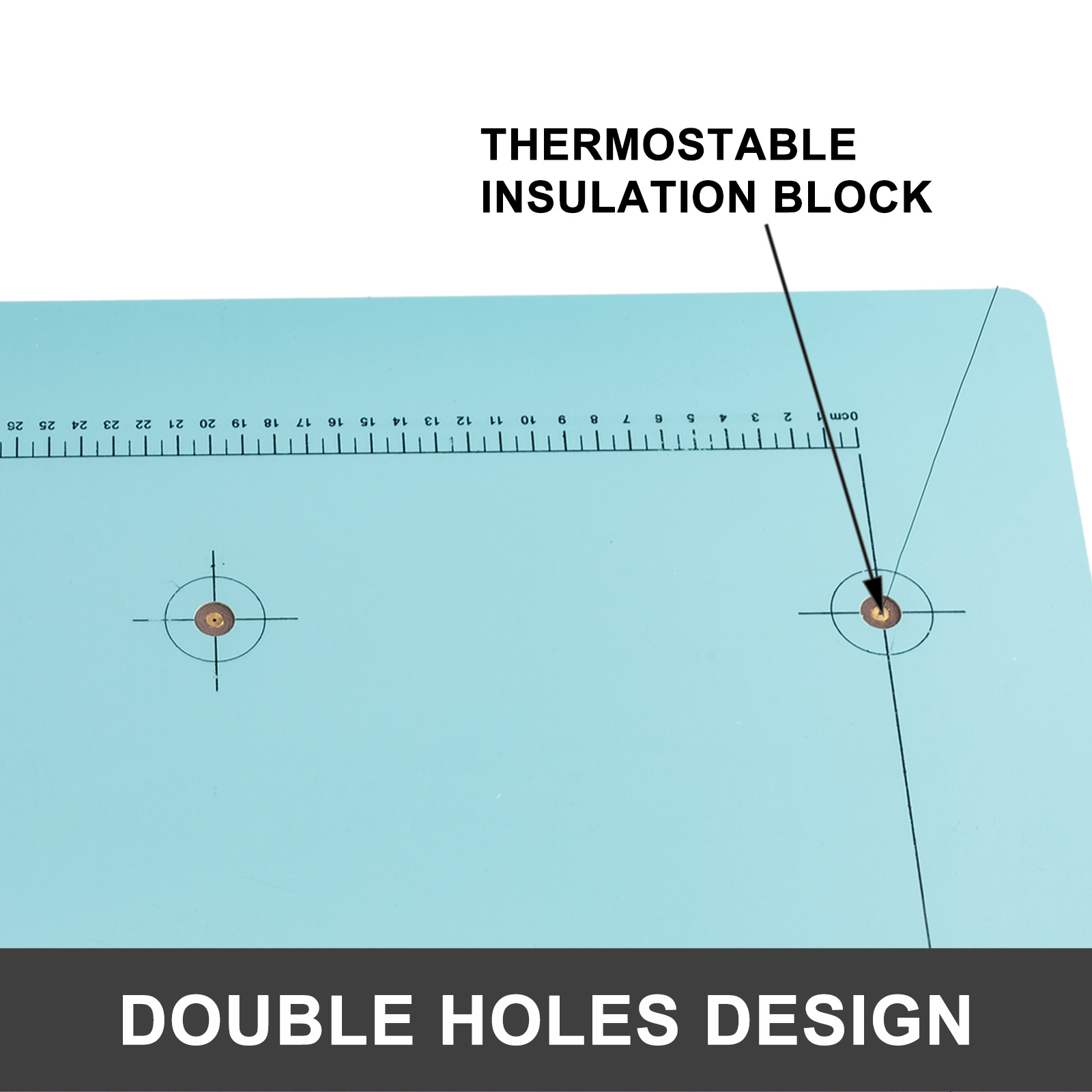 VEVOR foam cutter machine with thermostable insulation block and double holes design.