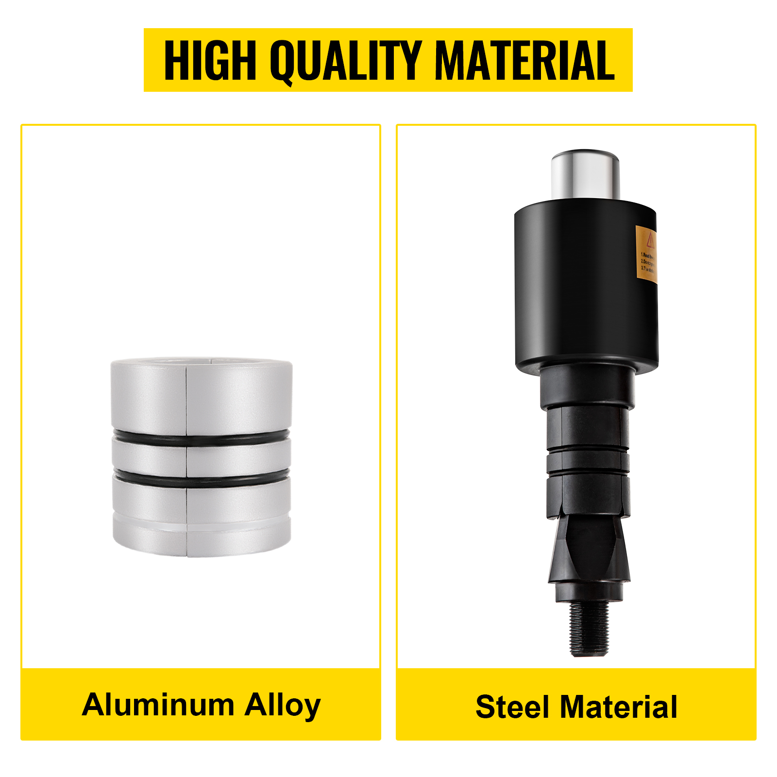 VEVOR hydraulic exhaust pipe expander - high quality aluminum alloy and steel material.