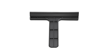 black t-shaped component of the VEVOR industrial paper cutter, highlighting its sturdy design.