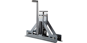 VEVOR tubing roller with adjustable handle and sturdy frame for metal bending.