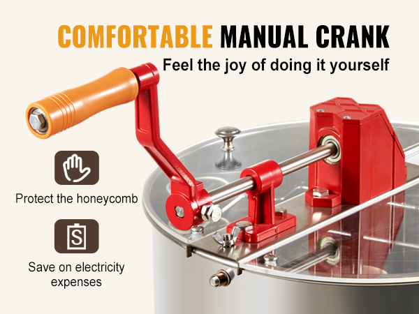 patogus rankinis pamišęs dėl VEVOR medaus extractor efektyvaus medaus gavyba. taupyti elektros energiją.