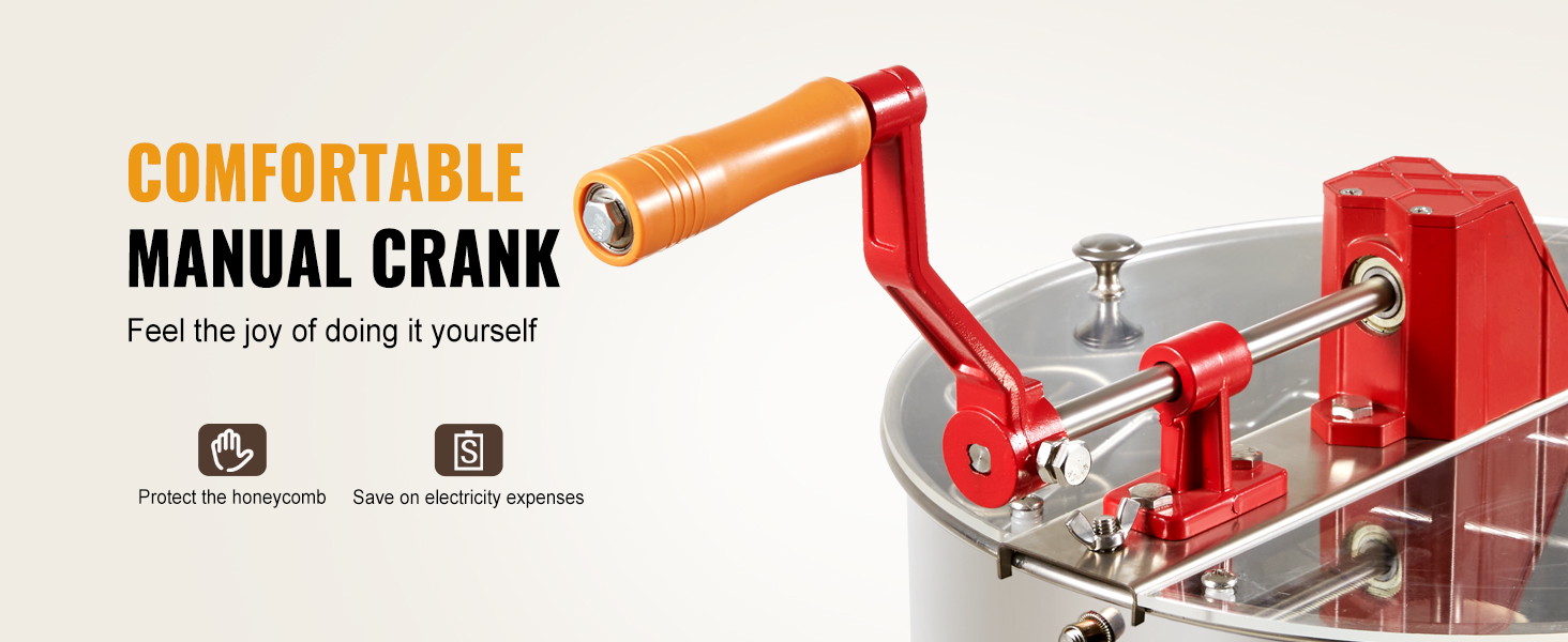 patogus rankinis pamišęs dėl VEVOR medaus extractor efektyvaus medaus gavyba. taupyti elektros energiją.