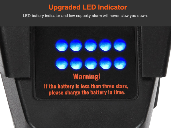 VEVOR electric trolling motor with upgraded led battery indicator and low capacity alarm.