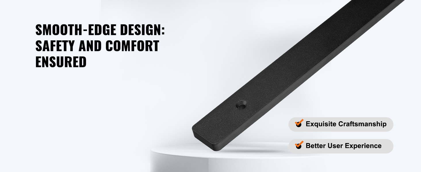 VEVOR shelf bracket with smooth-edge design for safety and comfort. exquisite craftsmanship, better user experience.