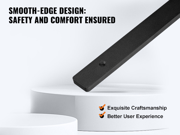 VEVOR shelf brackets with smooth-edge design for safety, exquisite craftsmanship, and better user experience.