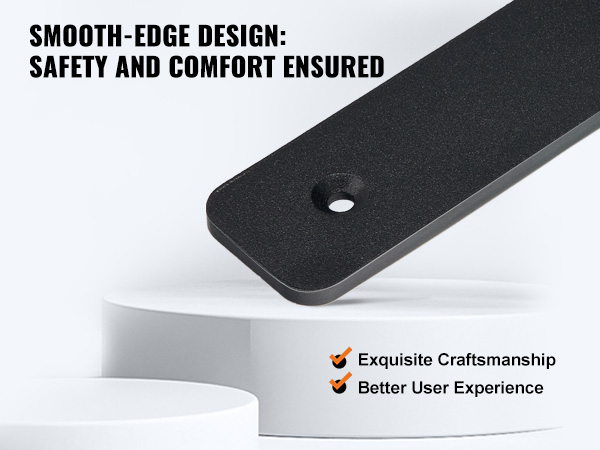 VEVOR shelf brackets with smooth-edge design for safety, exquisite craftsmanship, and better user experience.