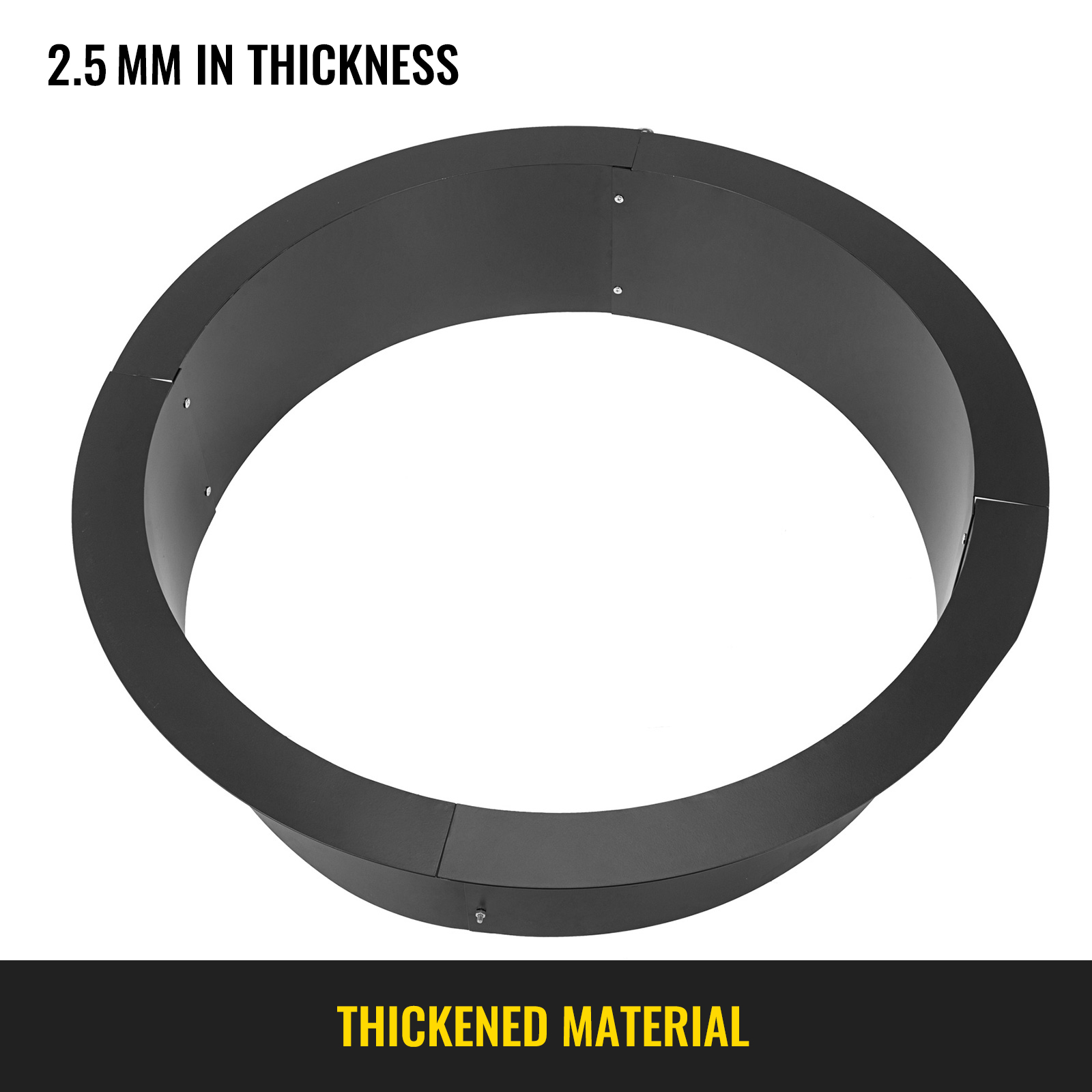 VEVOR fire pit ring in 2.5 mm thickened material