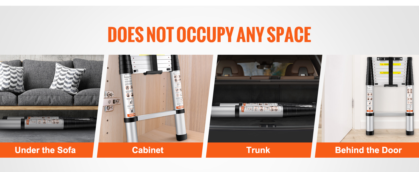 VEVOR strėlės ilginimas kopėčios tinka sofa, iš kabineto, liemens, ar už durų; neužima jokios vietos.