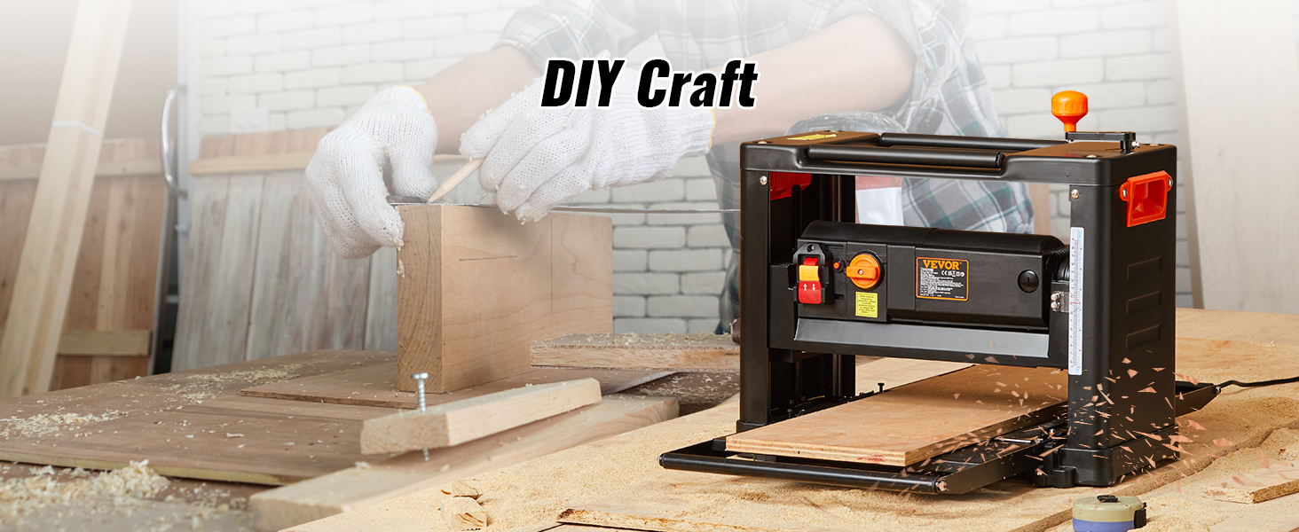 VEVOR storis obliumi dirbtuvių su "pasidaryk pats" amatų projekto ir pjuvenų sklaidos.