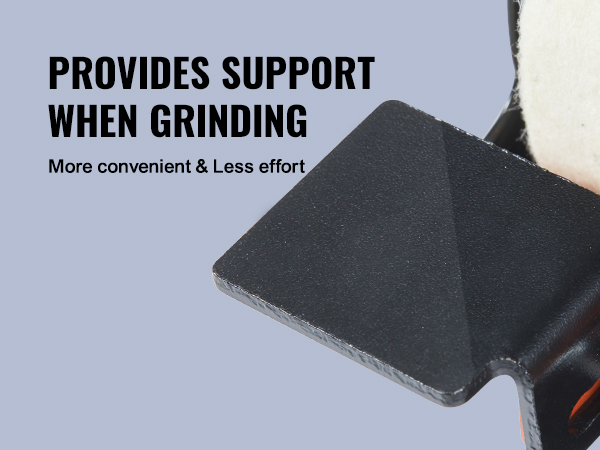 VEVOR bench polisher support feature with grinding wheel for convenience and less effort.