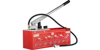 VEVOR hydrostatic pressure test pump with metal handle and red body
