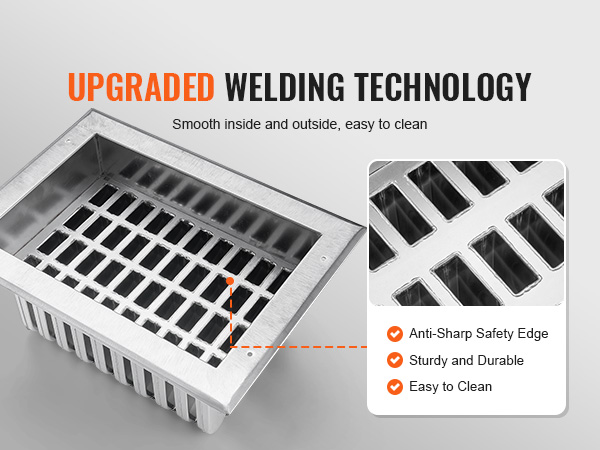 VEVOR popsicle machine with upgraded welding technology, anti-sharp safety edge, and easy cleaning.