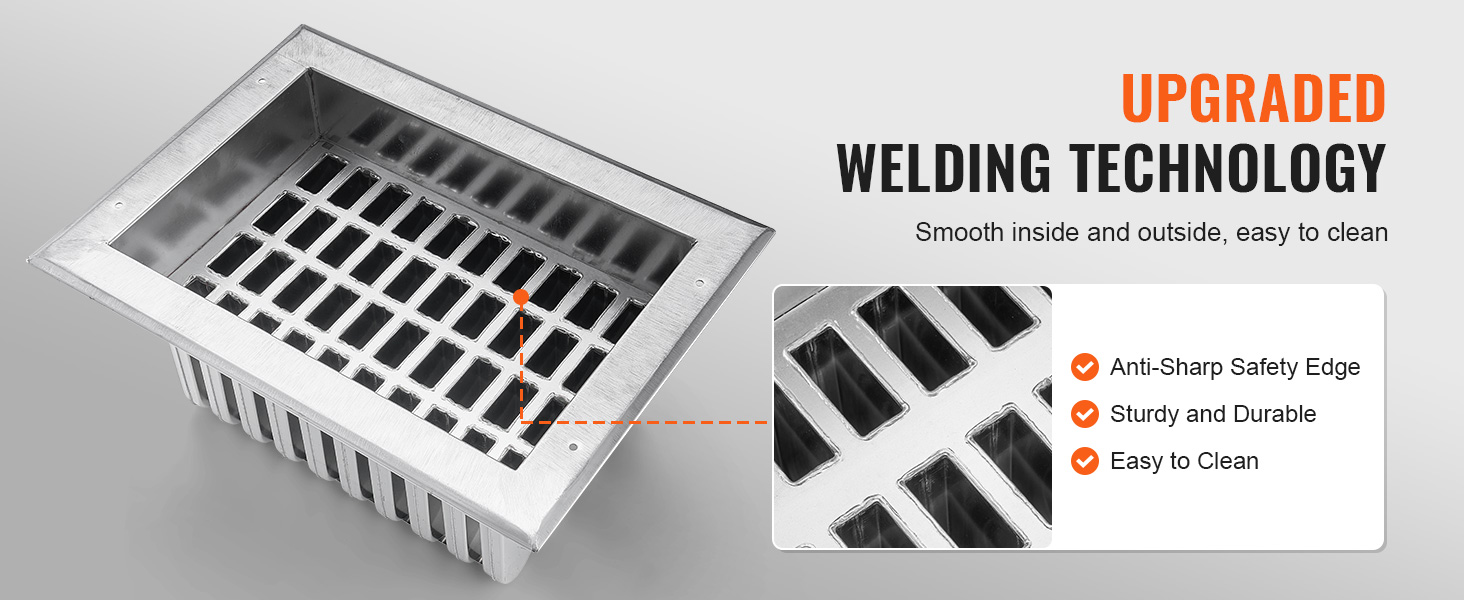 VEVOR popsicle machine with upgraded welding technology, anti-sharp safety edge, and easy cleaning.
