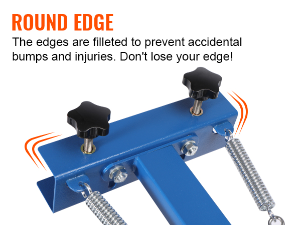 Закругленные края трафаретной печатной машины VEVOR предотвращают случайные удары и травмы.