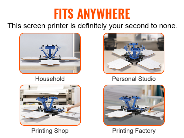VEVOR sietspiedes iekārta mājsaimniecībai, personīgajai studijai, tipogrāfijām un tipogrāfijām.