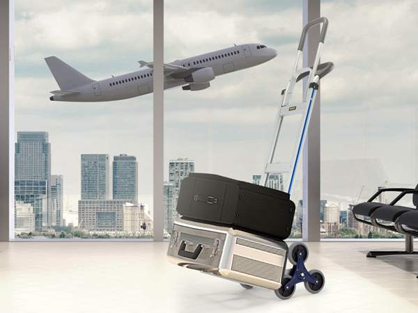 VEVOR laiptų alpinistinės krepšelį iš oro uosto poilsio kambarys su bagažu, dangoraižių, ir plokštuma kilimas.