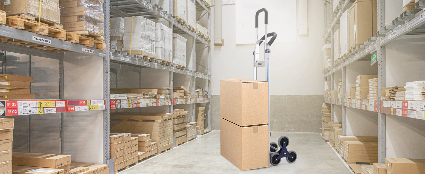 VEVOR laiptų alpinistinės krepšelį iš sandėlio dėžės ir lentynos.