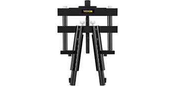 VEVOR cylinder liner puller in black with adjustable arms and sturdy construction