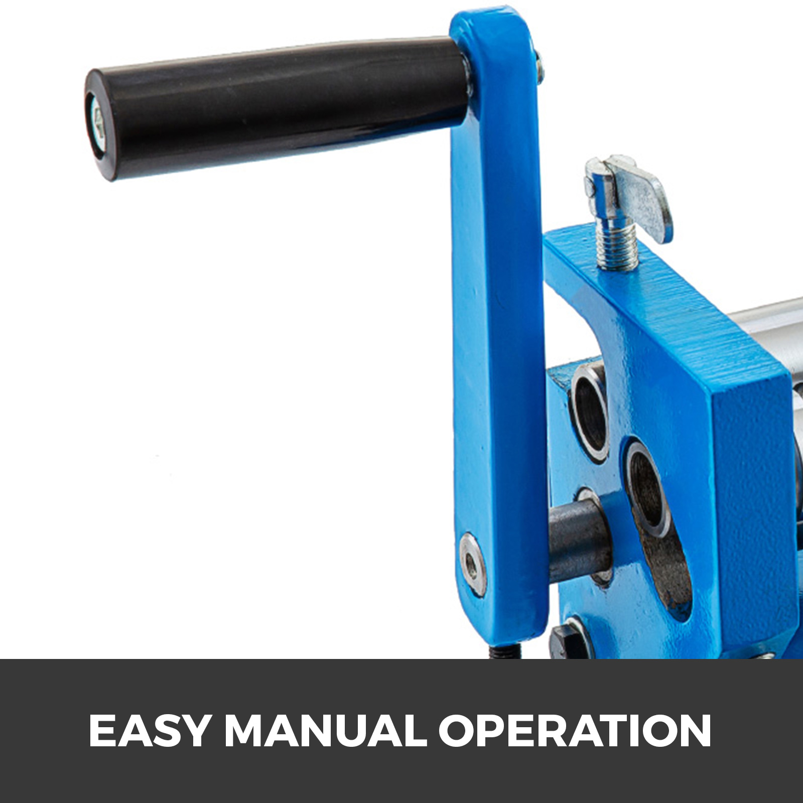 VEVOR slip roll machine handle with easy manual operation feature.