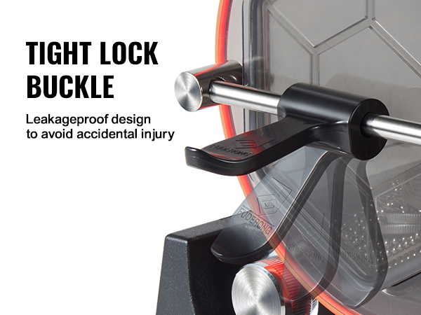 Tumbler для полировки ювелирных изделий VEVOR оснащен герметичной застежкой с защитой от протечек для обеспечения безопасности.