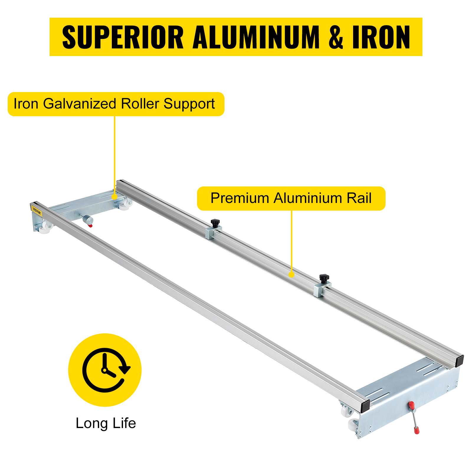 VEVOR router sled with superior aluminum and iron components for long life.