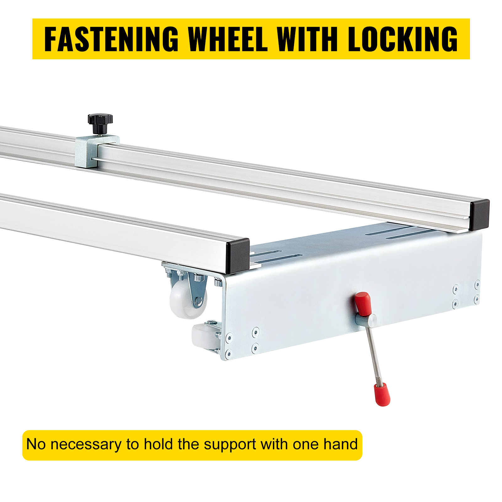 VEVOR router sled with fastening wheel and locking mechanism.