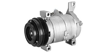 VEVOR ac compressor for chevy with aluminum body and pulley system.