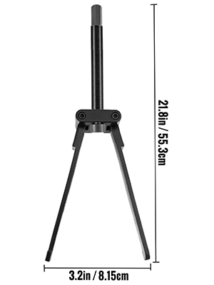 VEVOR jūras gultņu novilcējs ar 55,3 cm augstumu un 8,15 cm platumu.