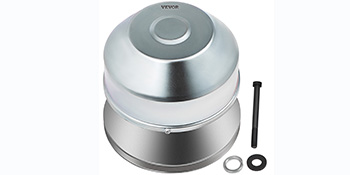 VEVOR golf cart drive clutch with paired bolts and washers on a white background.