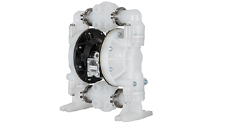 VEVOR air-operated double diaphragm pump with durable white casing and black center.