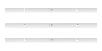 three VEVOR planer blades with mounting holes arranged horizontally.