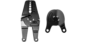 VEVOR bench swager tool with crimping dies, metal construction, two components