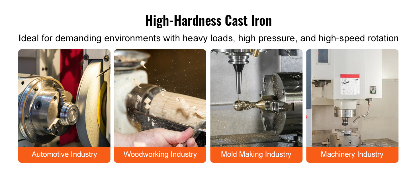 high-hardness cast iron rotary table in use in automotive, woodworking, mold making, and machinery industries.