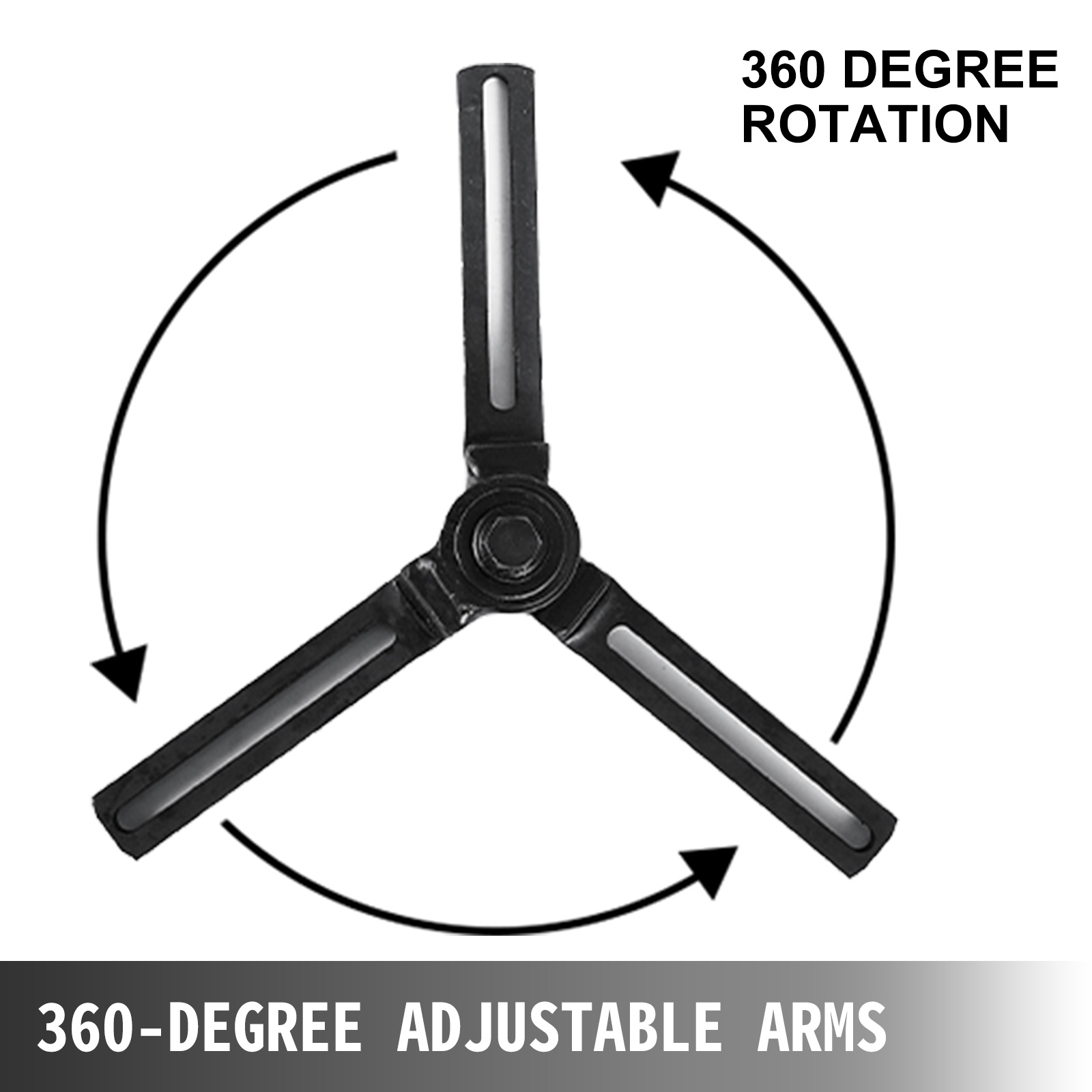VEVOR crankcase splitter with 360-degree adjustable arms for versatile use.