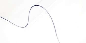 clear, flexible edge of VEVOR clear table cover on a bright white background.