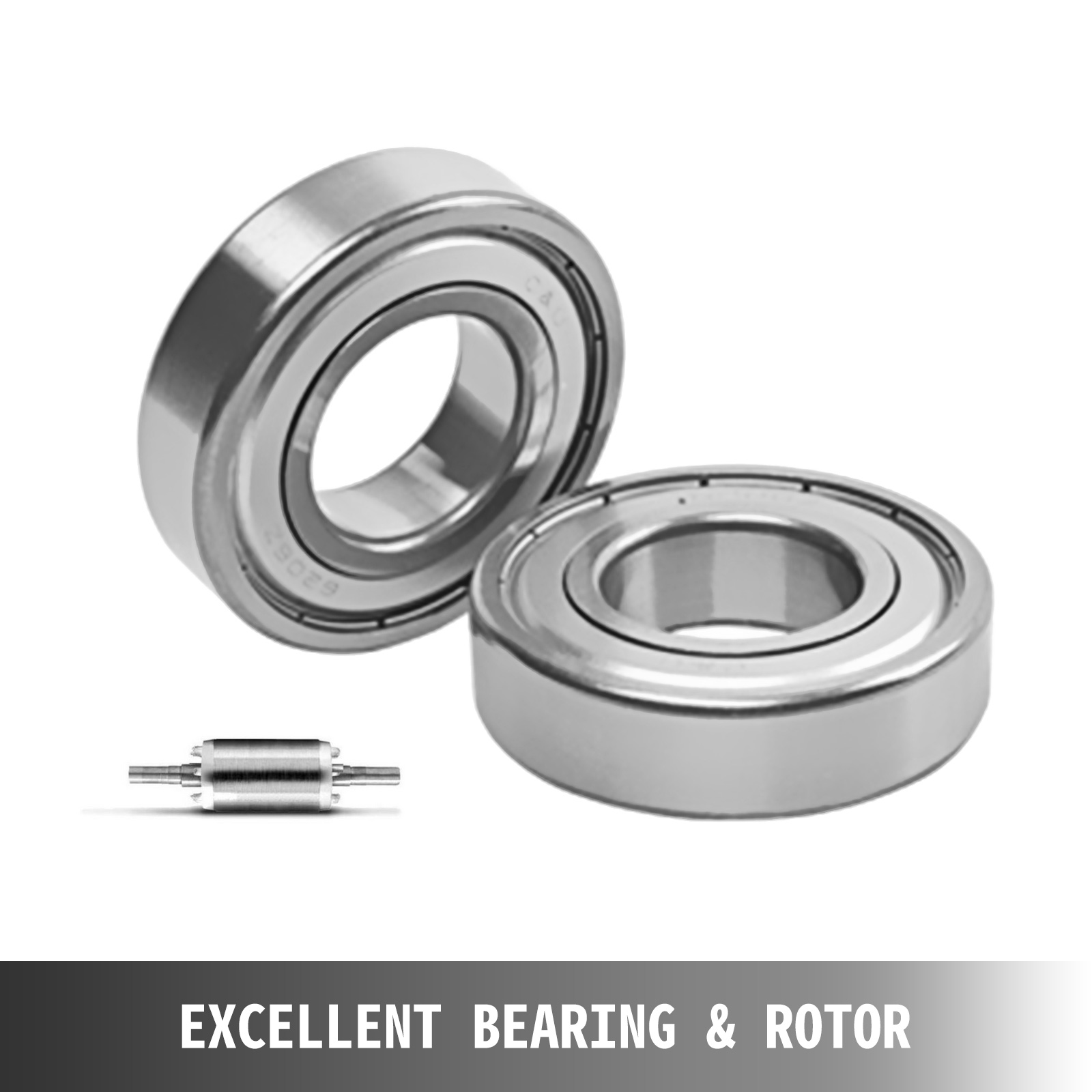 sleek VEVOR concrete vibrator bearing and rotor, showcasing durability and precision.