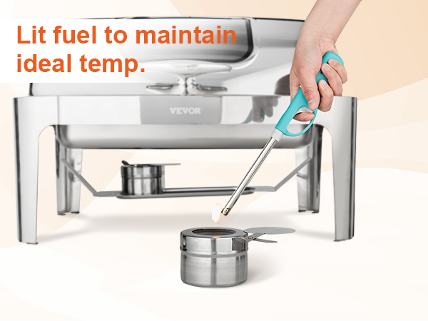 разожгите топливо в жарочном шкафу VEVOR вручную, чтобы поддерживать идеальную температуру.