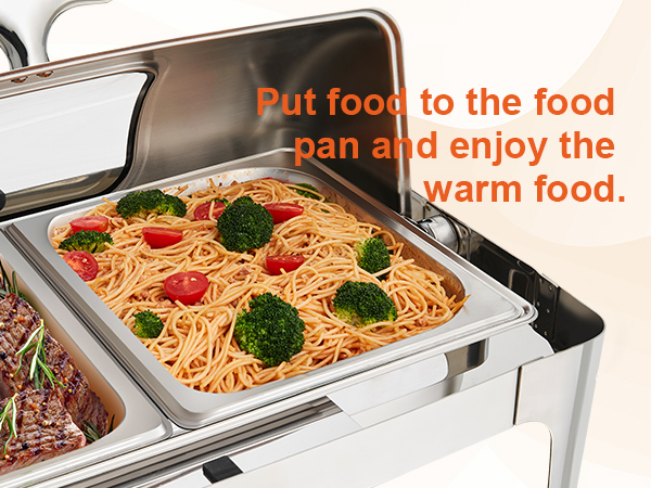 Блюдо для запекания VEVOR с пастой и стейком, с крышкой из нержавеющей стали и формочками для еды.