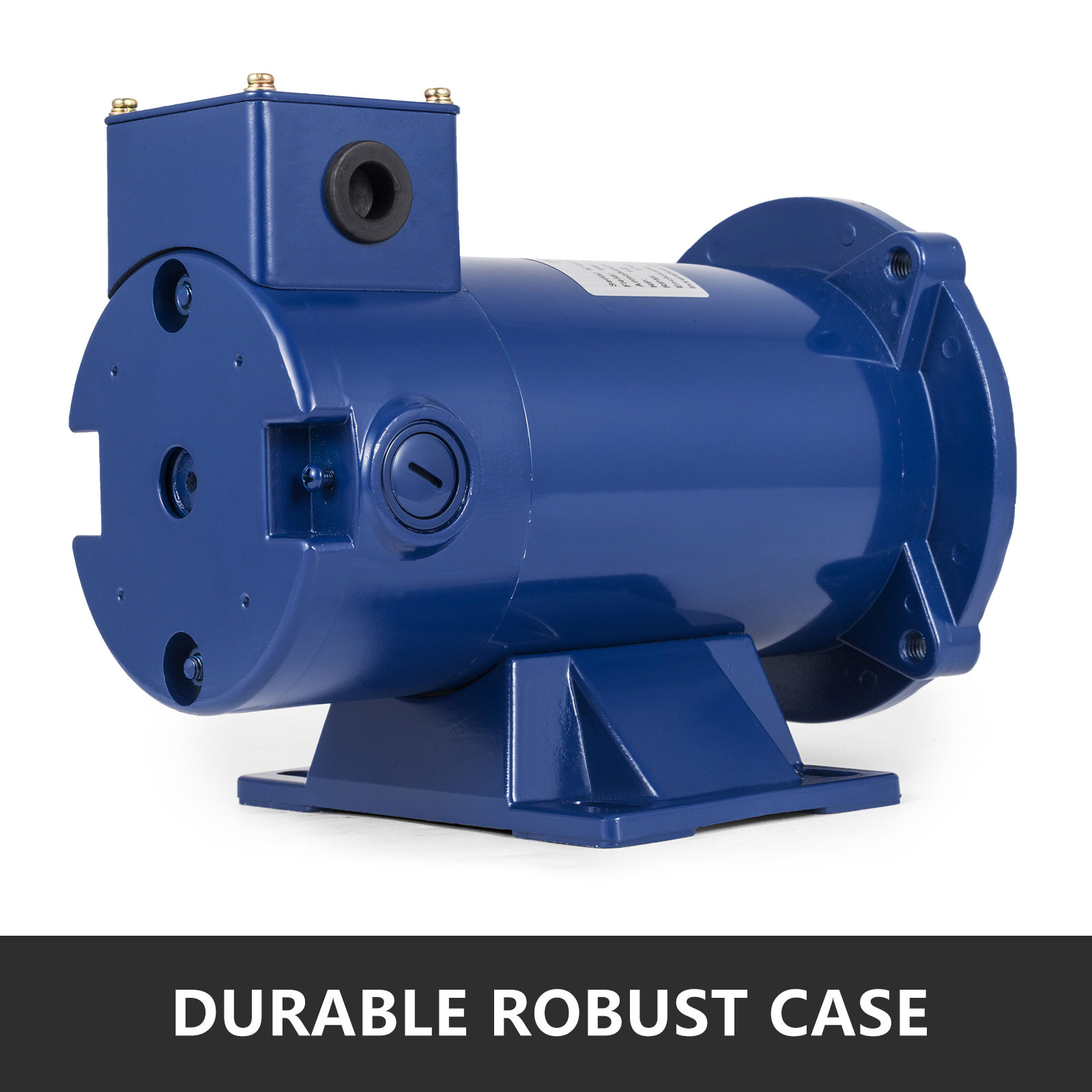 VEVOR dc motor with durable robust blue casing.