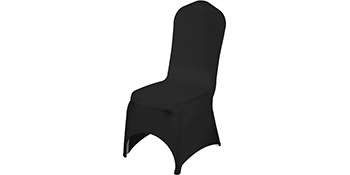 melni VEVOR krēslu pārvalki uz augsta, eleganta dizaina krēsla.